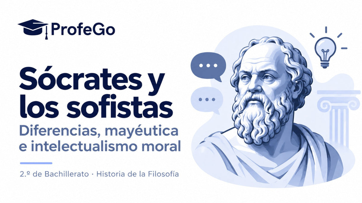 Sócrates y los sofistas: diferencias y mayéutica | ProfeGo