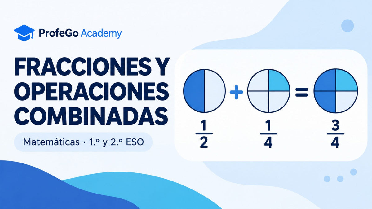 Fracciones: operaciones combinadas y ejercicios | ProfeGo Academy