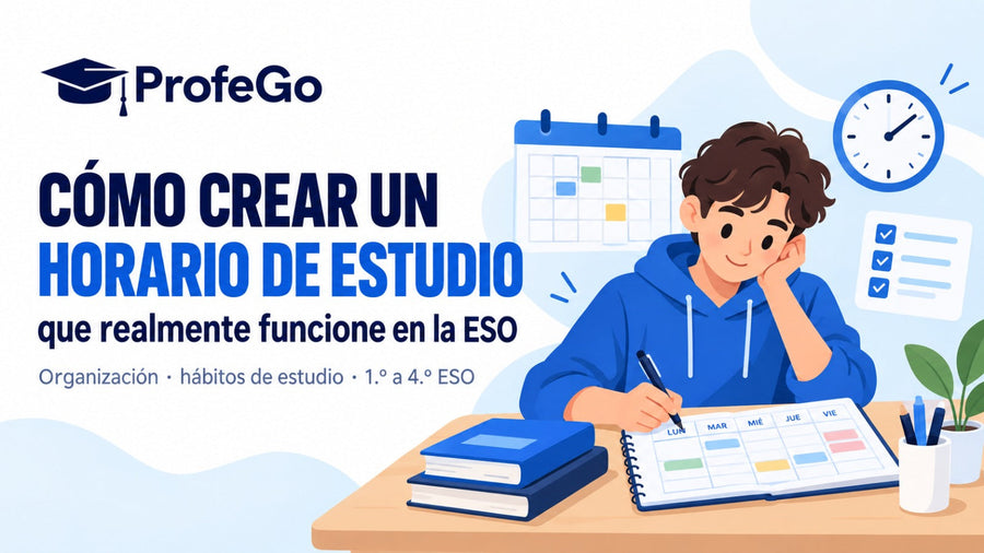 Cómo crear un horario de estudio que realmente funcione en la ESO