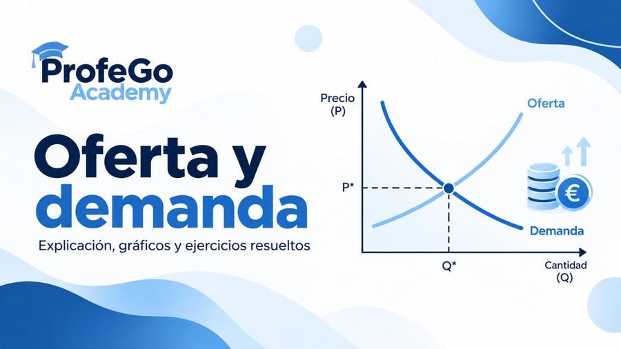 Oferta y demanda: explicación, gráficos y ejercicios resueltos paso a paso