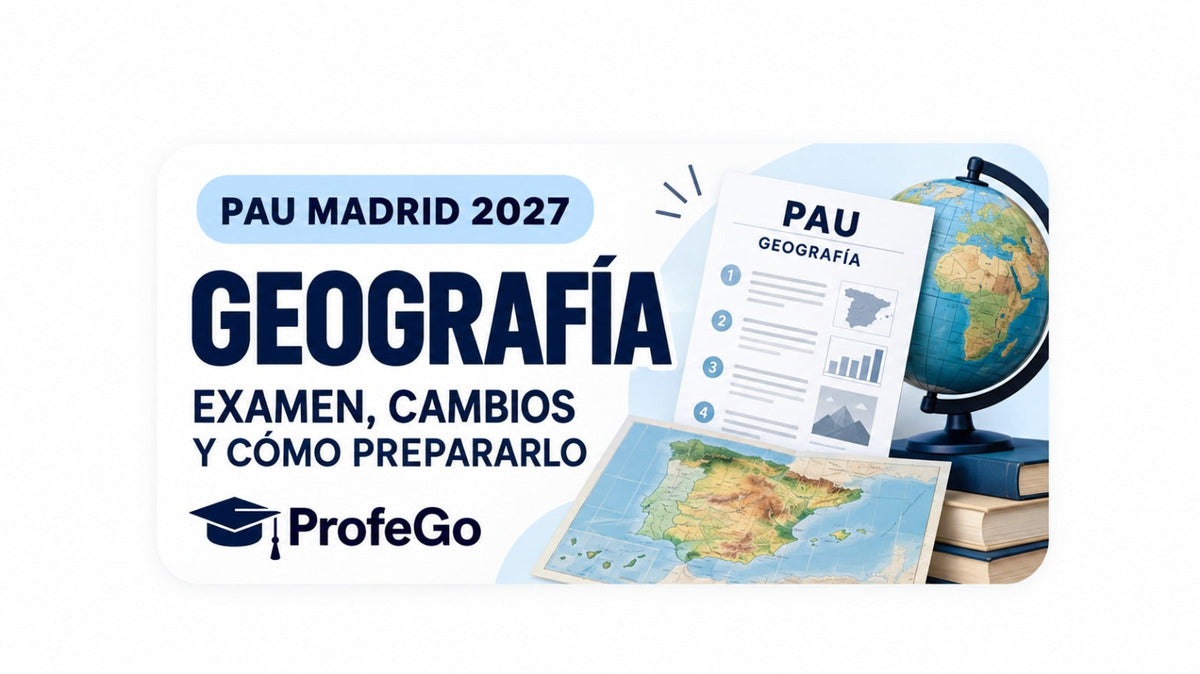 Preparación PAU Madrid: Geografía 2027