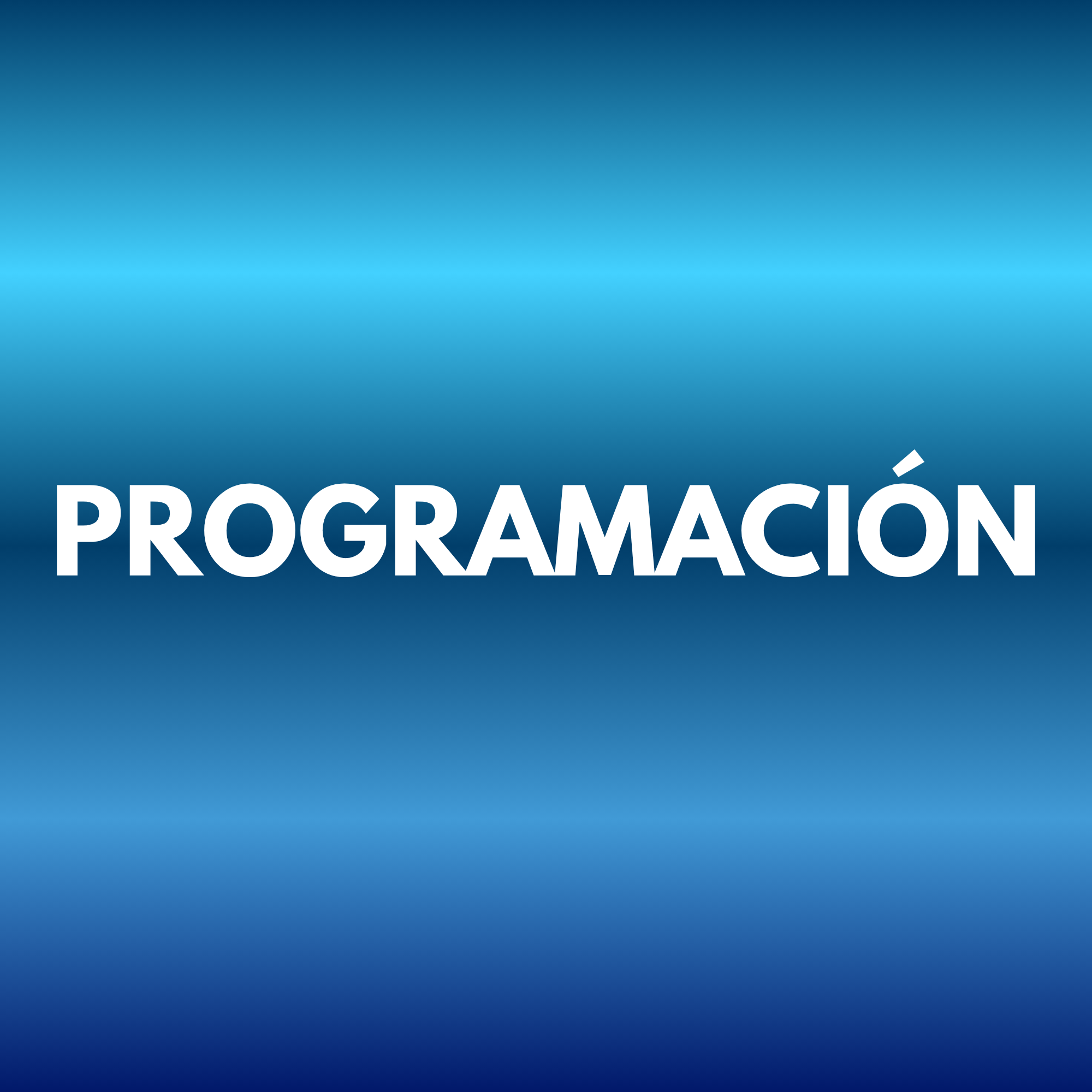 PROGRAMACIÓN