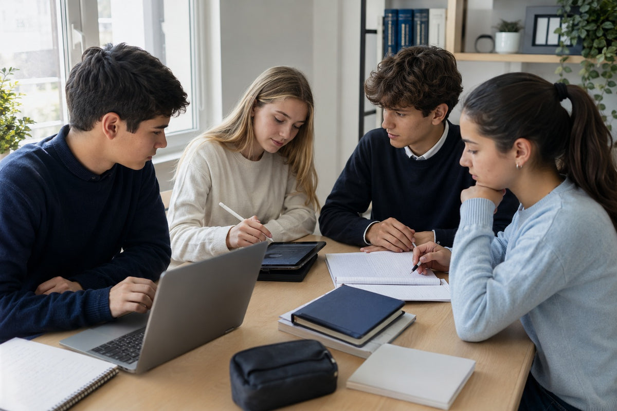 Alumnos estudiando online con ProfeGo Academy