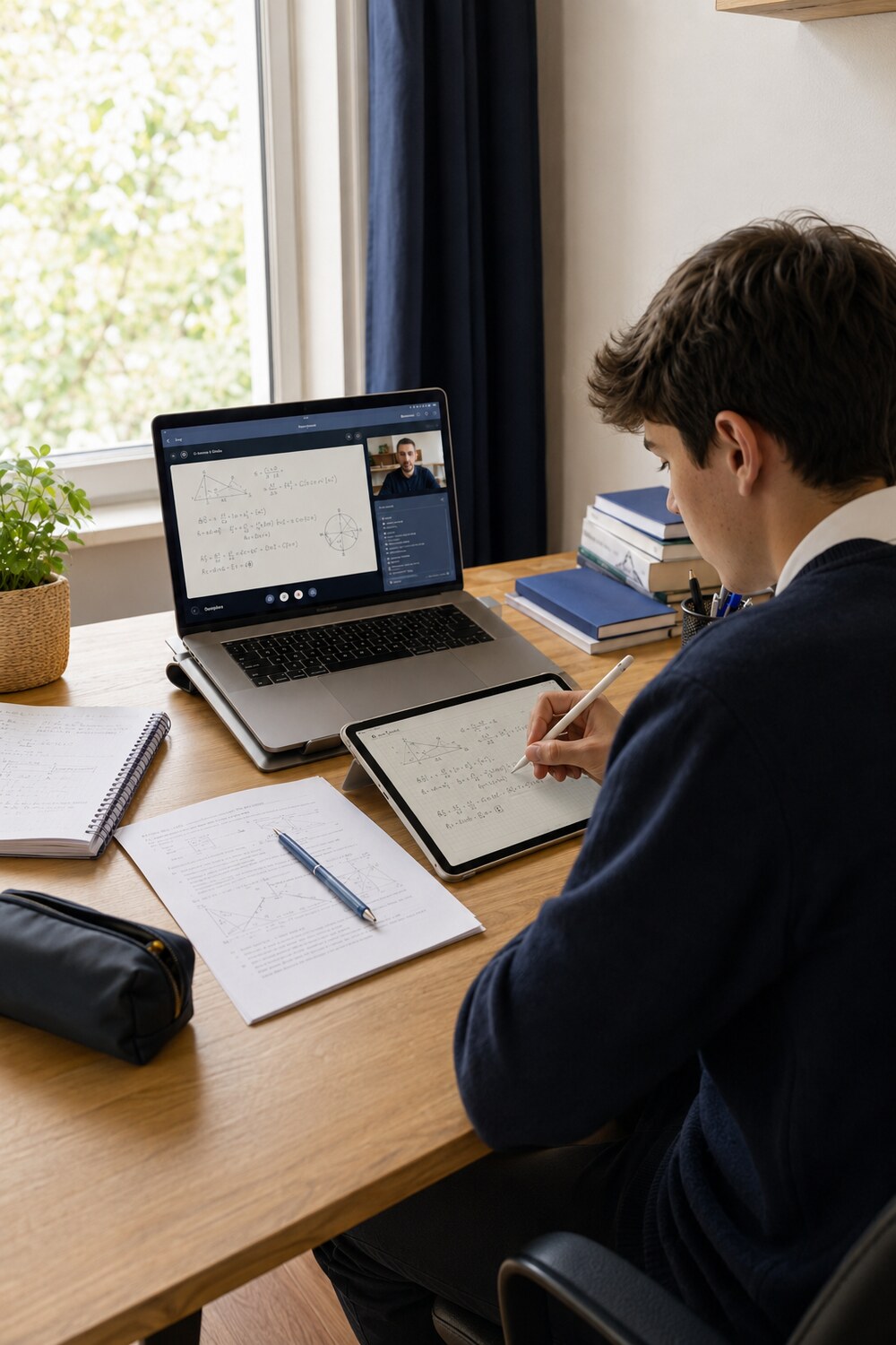 Clase online en directo con pizarra digital y materiales ProfeGo